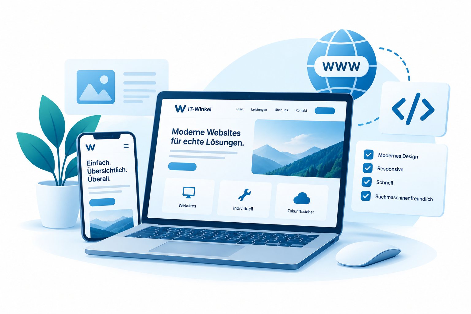 Moderne Webseiten und Weblösungen von IT-Winkel